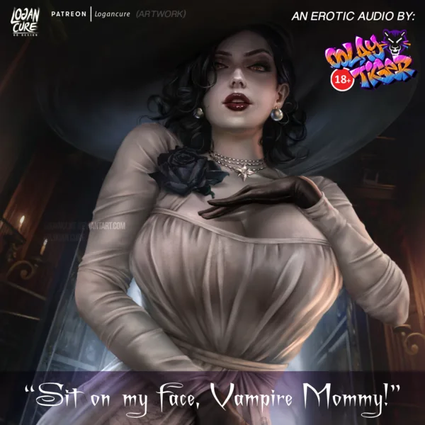 Lady Dimitrescu - Sit on my face, Vampire Mommy! (18+EroAudio)